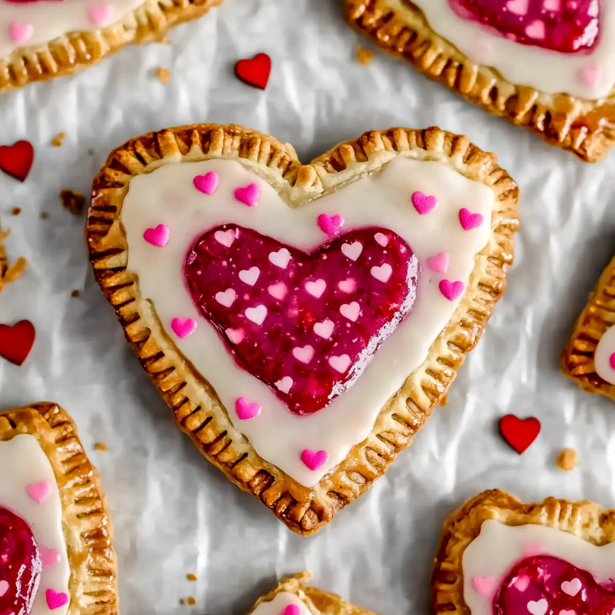 Valentine’s Day Inspired Pop-Tarts with Sweetheart Strawberry Jam