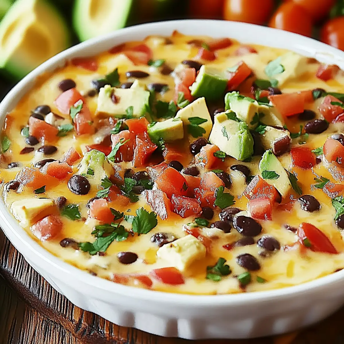 Cheesy Black Bean Dip