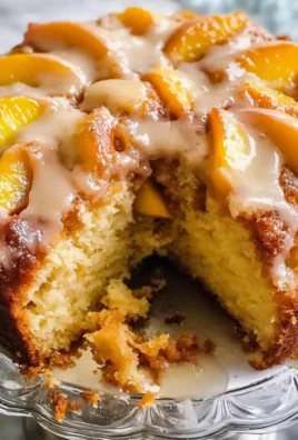 Southern Peach Cobbler Pound Cake with Cream Cheese