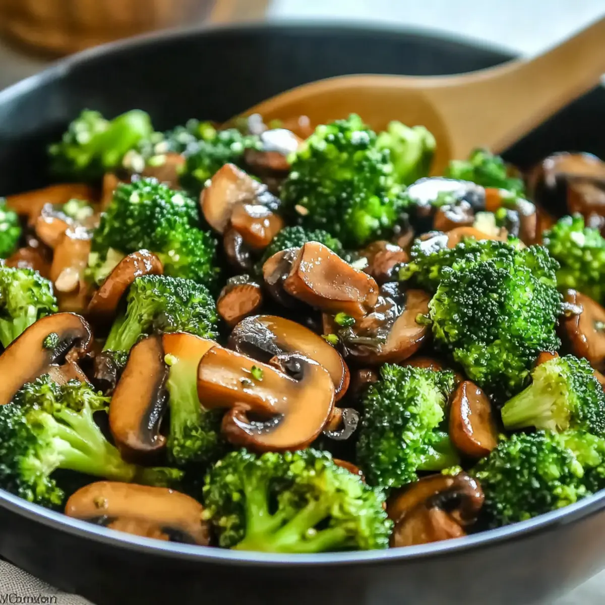 Broccoli and Mushroom Stir-Fry