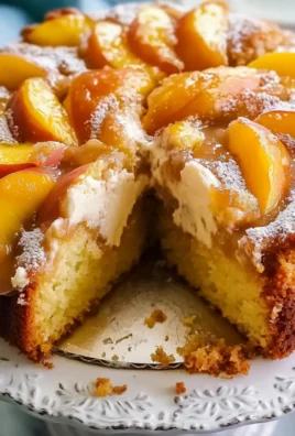 Southern Peach Cobbler Pound Cake with Cream Cheese