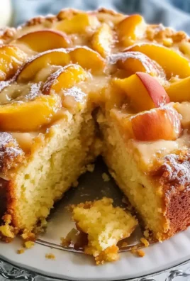 Southern Peach Cobbler Pound Cake with Cream Cheese