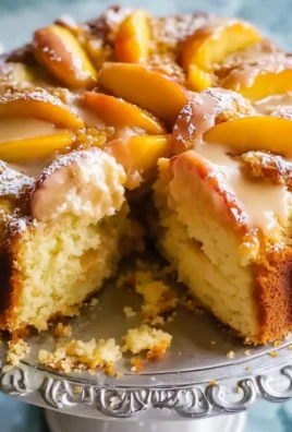 Southern Peach Cobbler Pound Cake with Cream Cheese