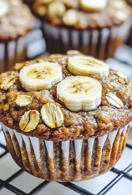 Flourless Banana Oatmeal Muffins