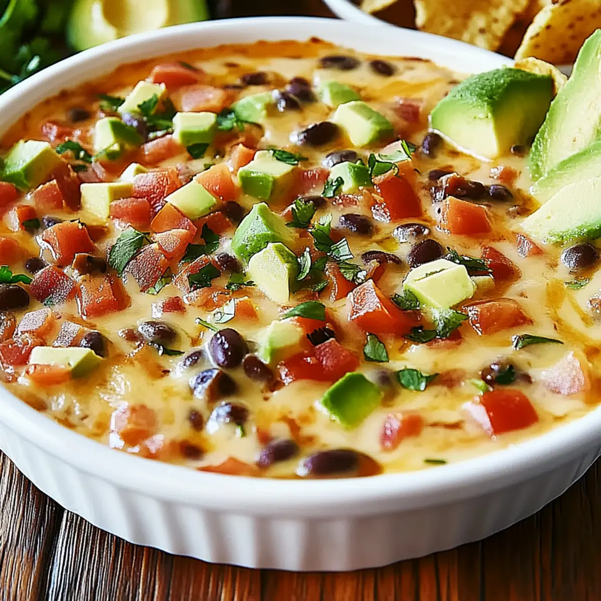 Cheesy Black Bean Dip