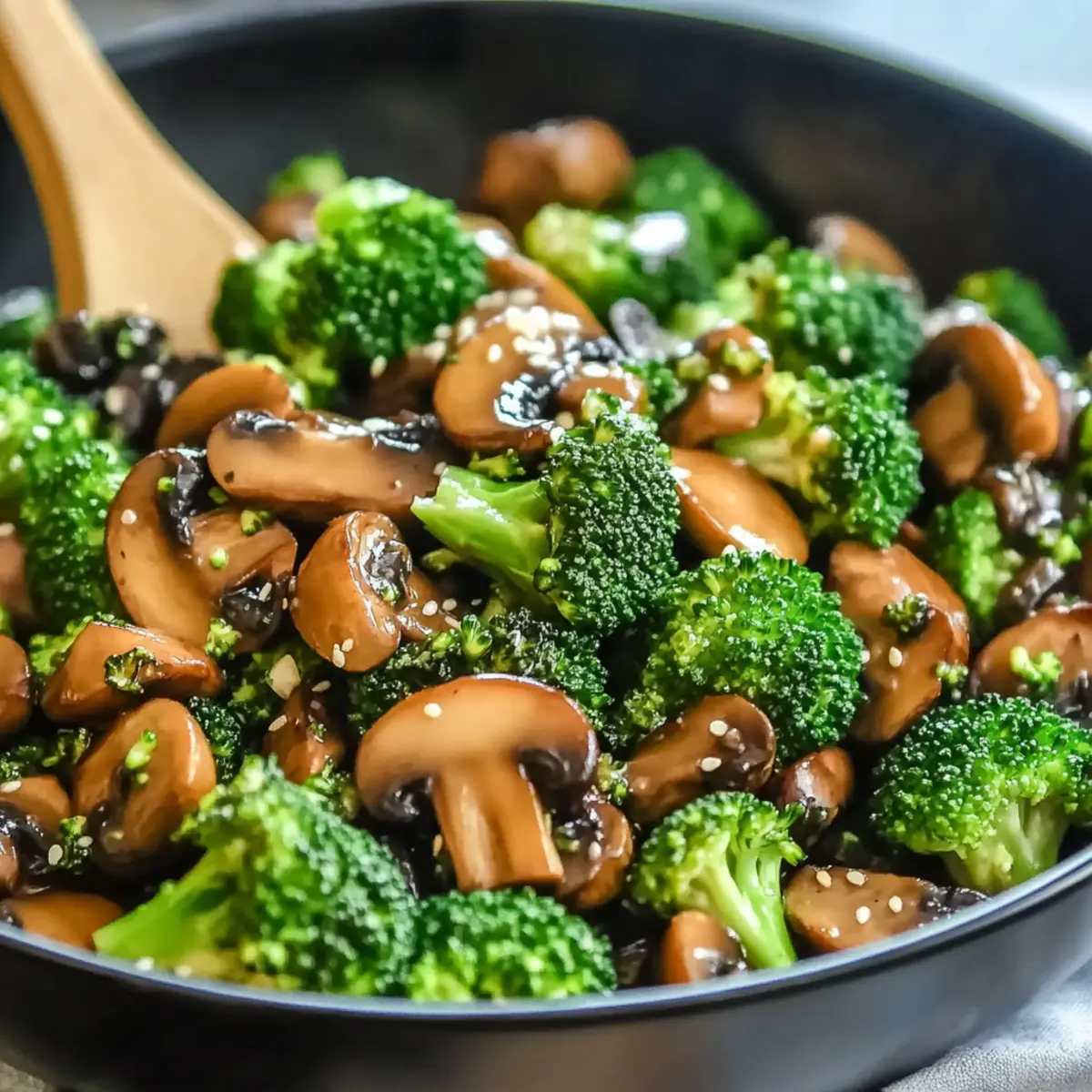 Broccoli and Mushroom Stir-Fry