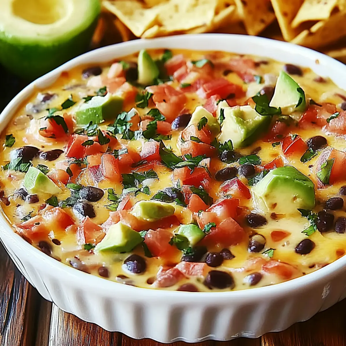 Cheesy Black Bean Dip