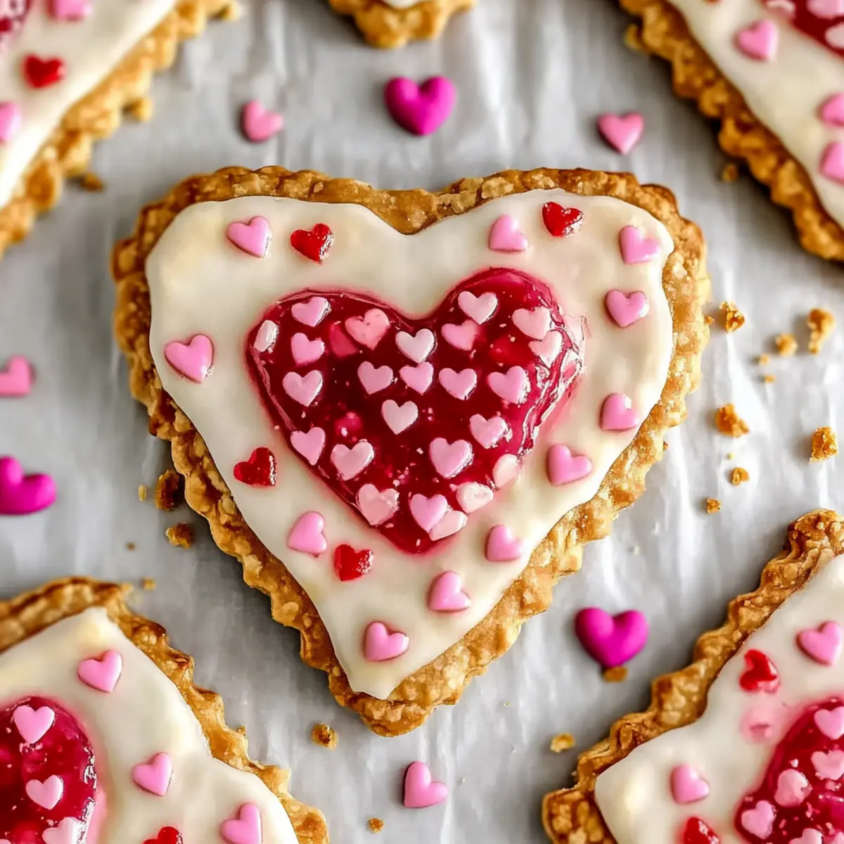 Valentine’s Day Inspired Pop-Tarts with Sweetheart Strawberry Jam