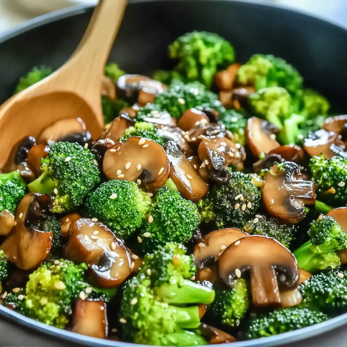 Broccoli and Mushroom Stir-Fry
