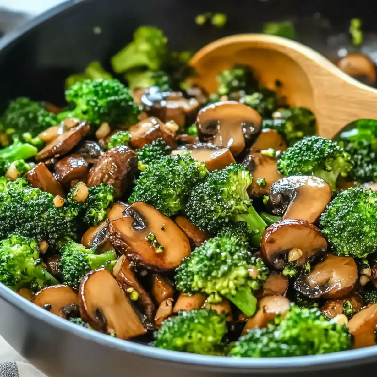 Broccoli and Mushroom Stir-Fry