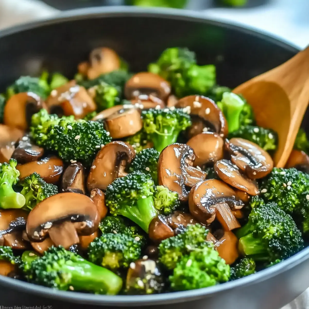 Broccoli and Mushroom Stir-Fry