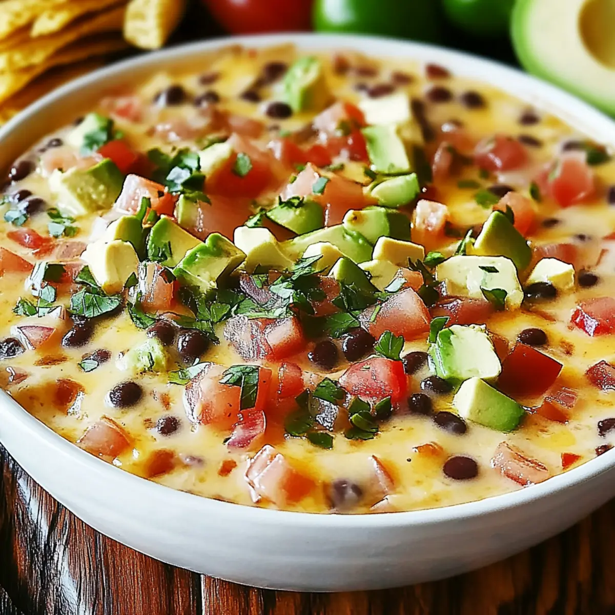 Cheesy Black Bean Dip