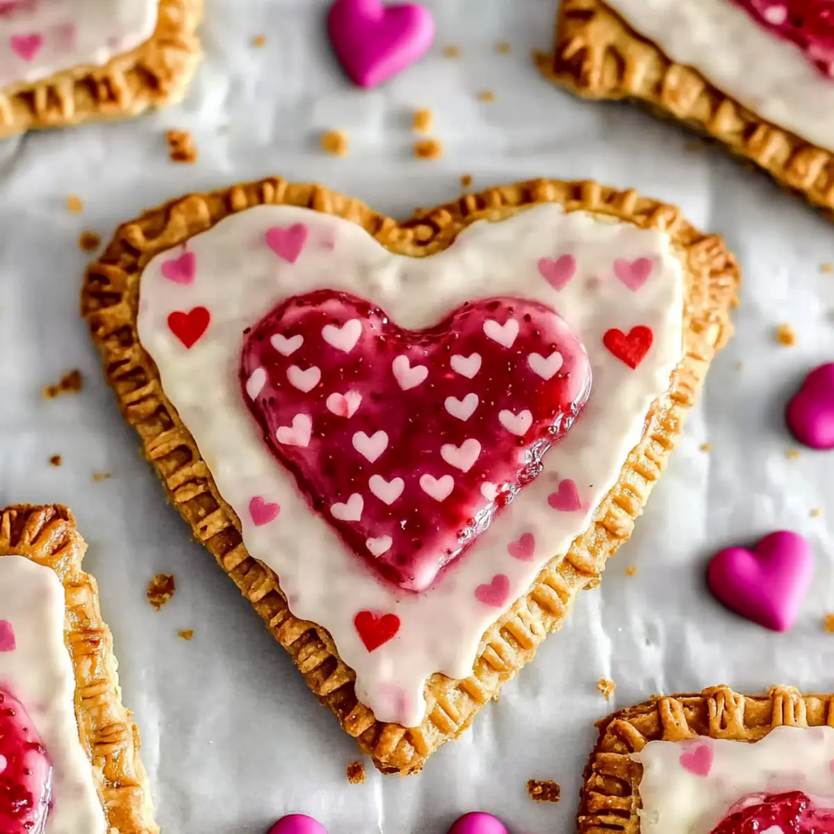 Valentine’s Day Inspired Pop-Tarts with Sweetheart Strawberry Jam