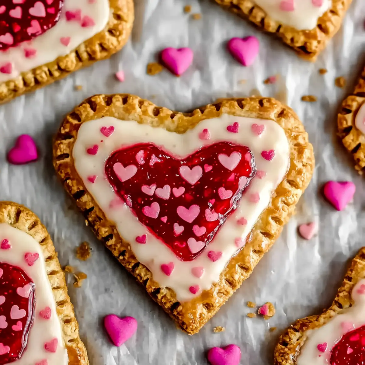 Valentine’s Day Inspired Pop-Tarts with Sweetheart Strawberry Jam