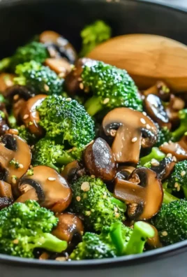 Broccoli and Mushroom Stir-Fry