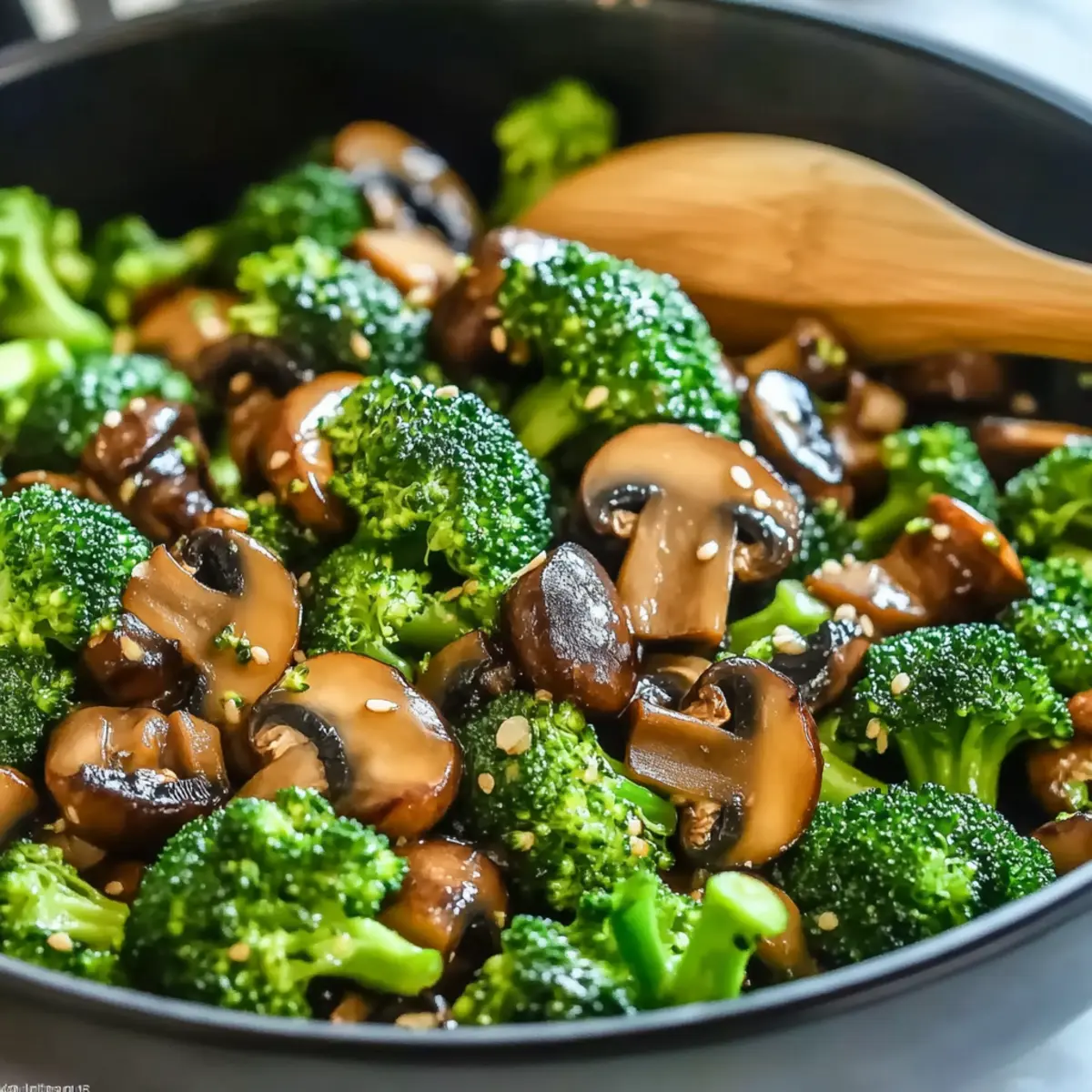 Broccoli and Mushroom Stir-Fry
