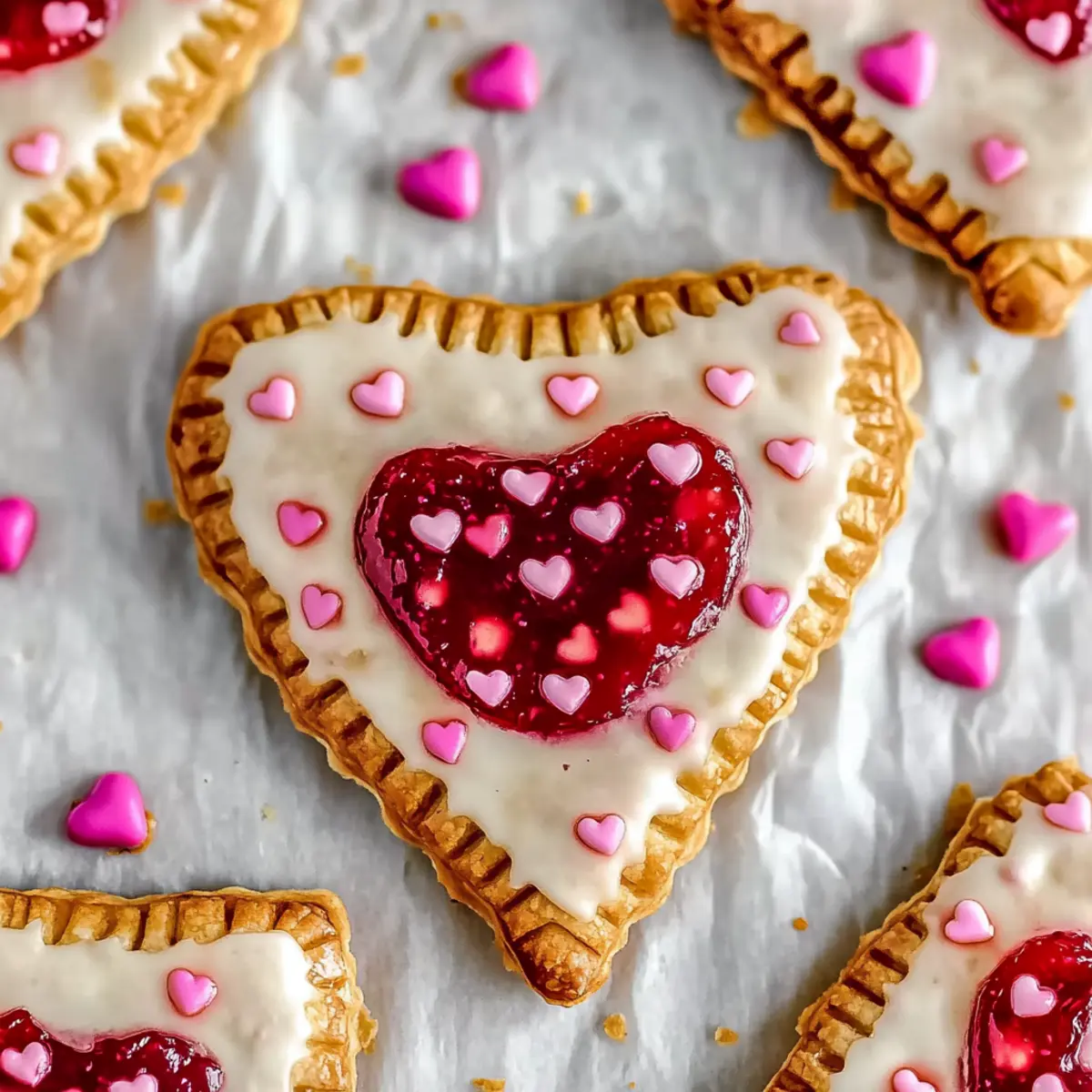 Valentine’s Day Inspired Pop-Tarts with Sweetheart Strawberry Jam