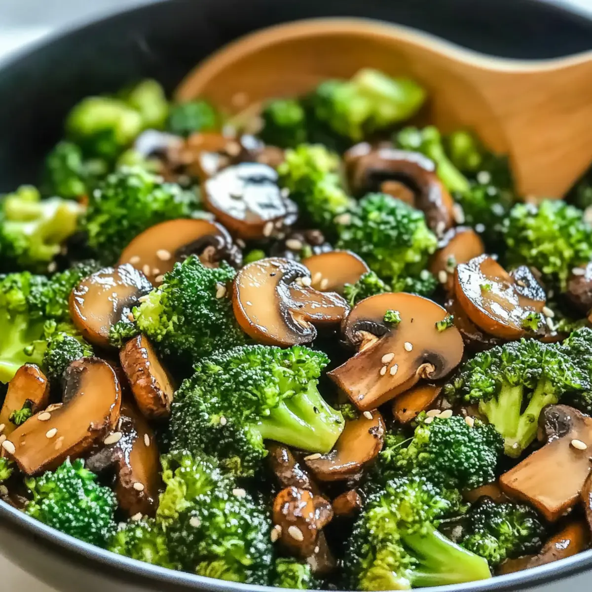 Broccoli and Mushroom Stir-Fry