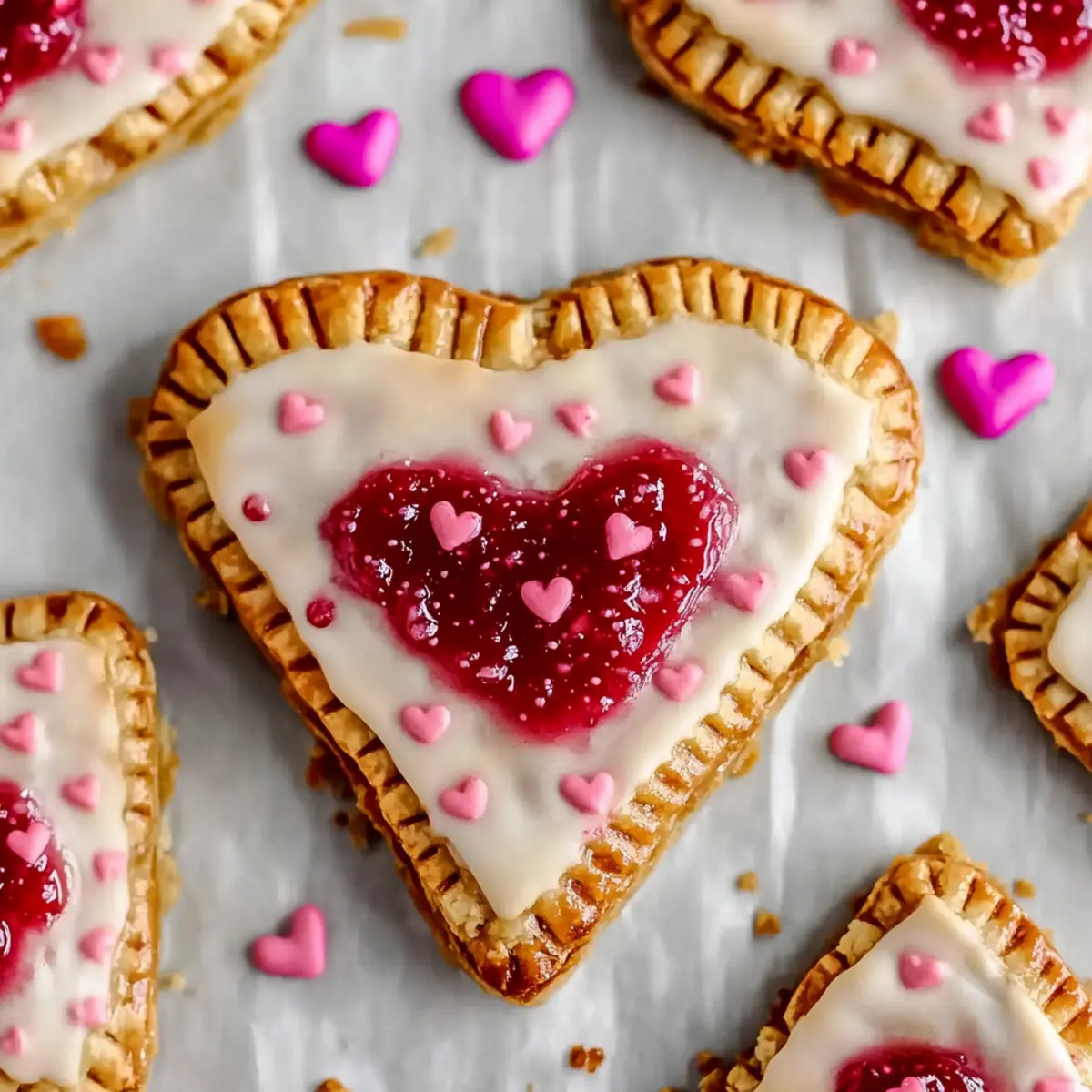 Valentine’s Day Inspired Pop-Tarts with Sweetheart Strawberry Jam