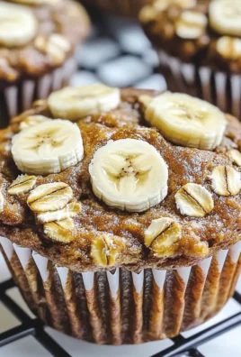 Flourless Banana Oatmeal Muffins