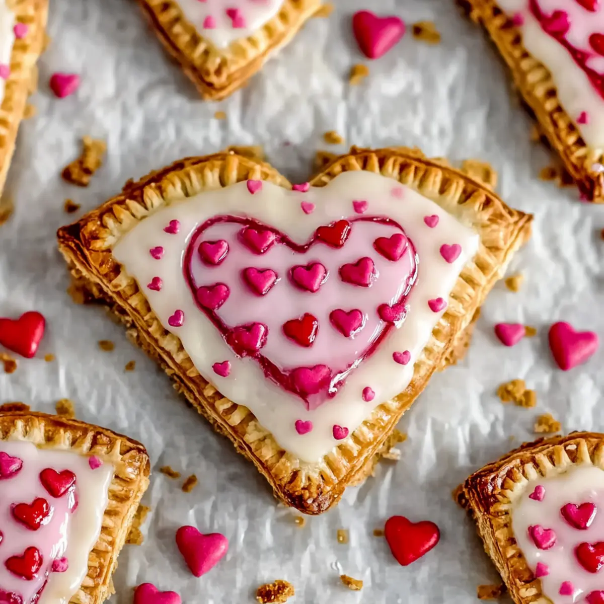 Valentine’s Day Inspired Pop-Tarts with Sweetheart Strawberry Jam