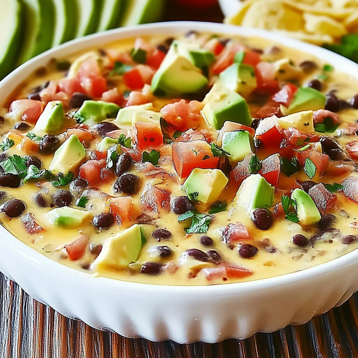 Cheesy Black Bean Dip