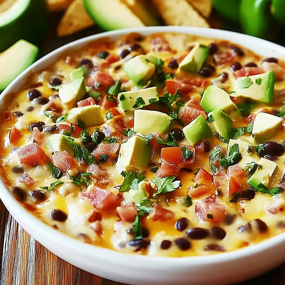 Cheesy Black Bean Dip