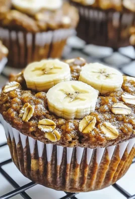 Flourless Banana Oatmeal Muffins