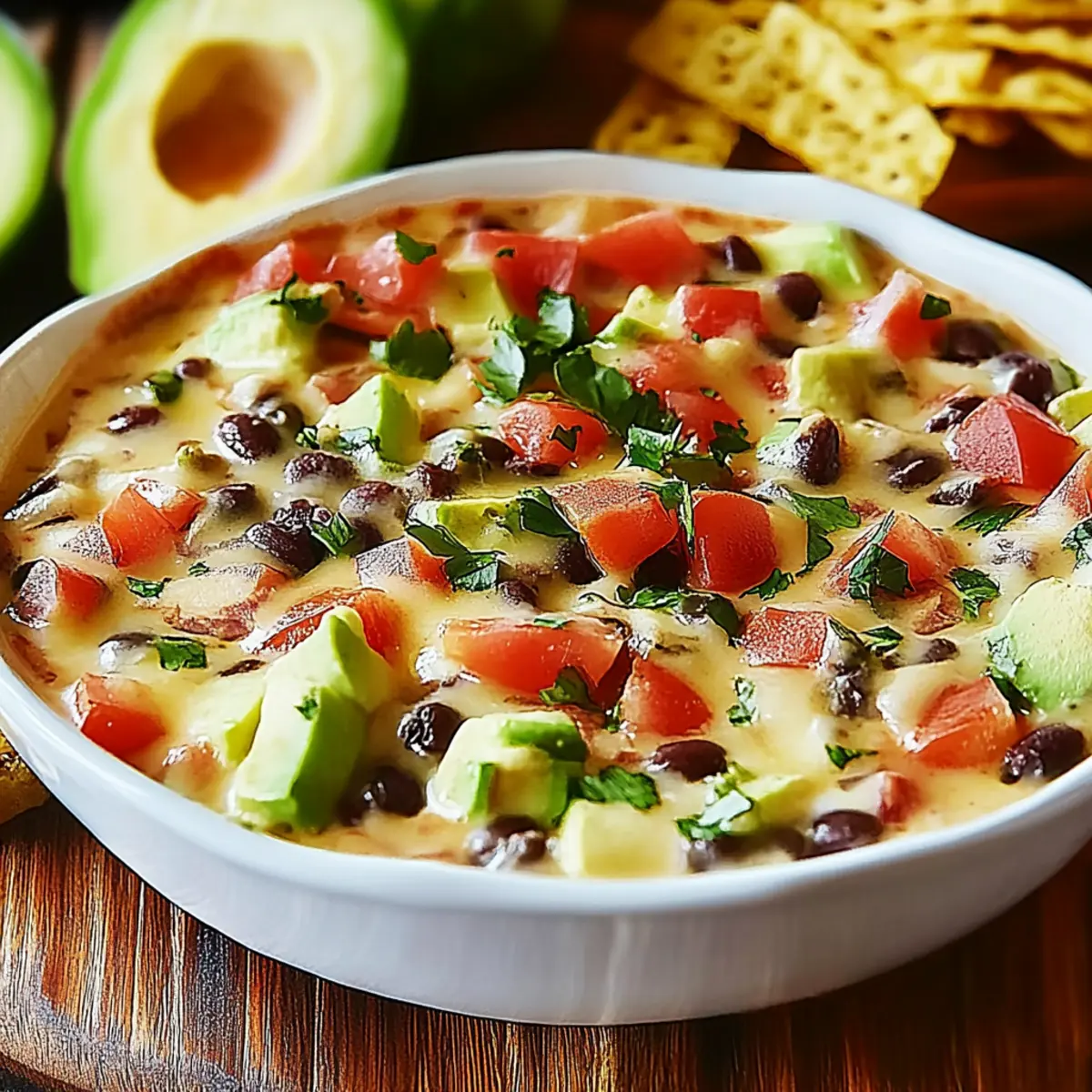 Cheesy Black Bean Dip