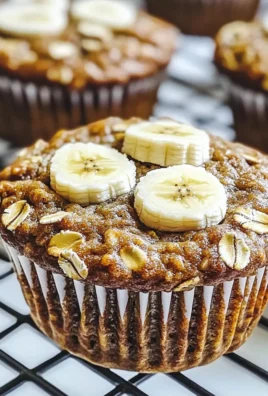 Flourless Banana Oatmeal Muffins