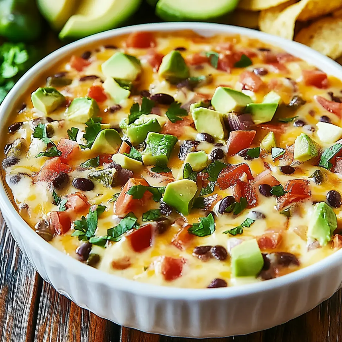 Cheesy Black Bean Dip