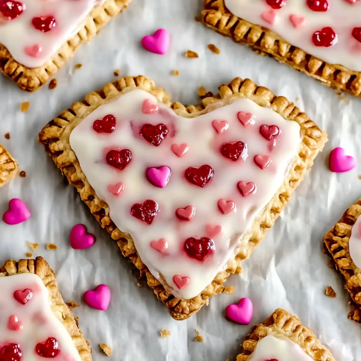 Valentine’s Day Inspired Pop-Tarts with Sweetheart Strawberry Jam