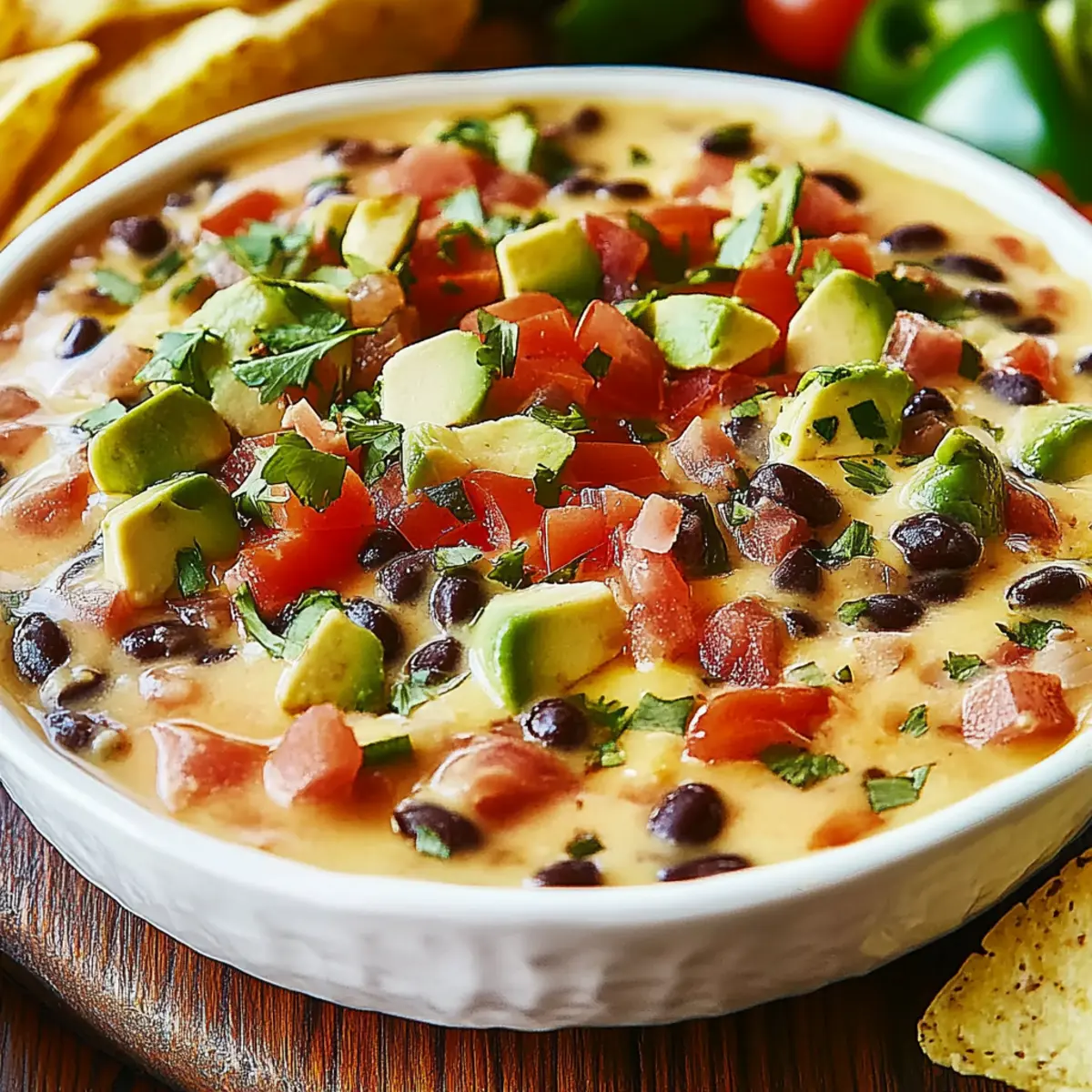 Cheesy Black Bean Dip