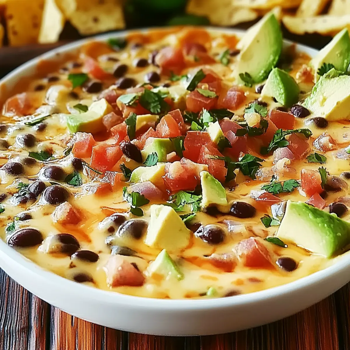 Cheesy Black Bean Dip