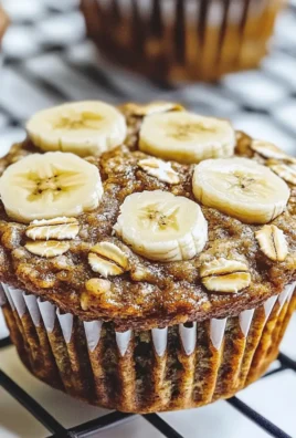 Flourless Banana Oatmeal Muffins