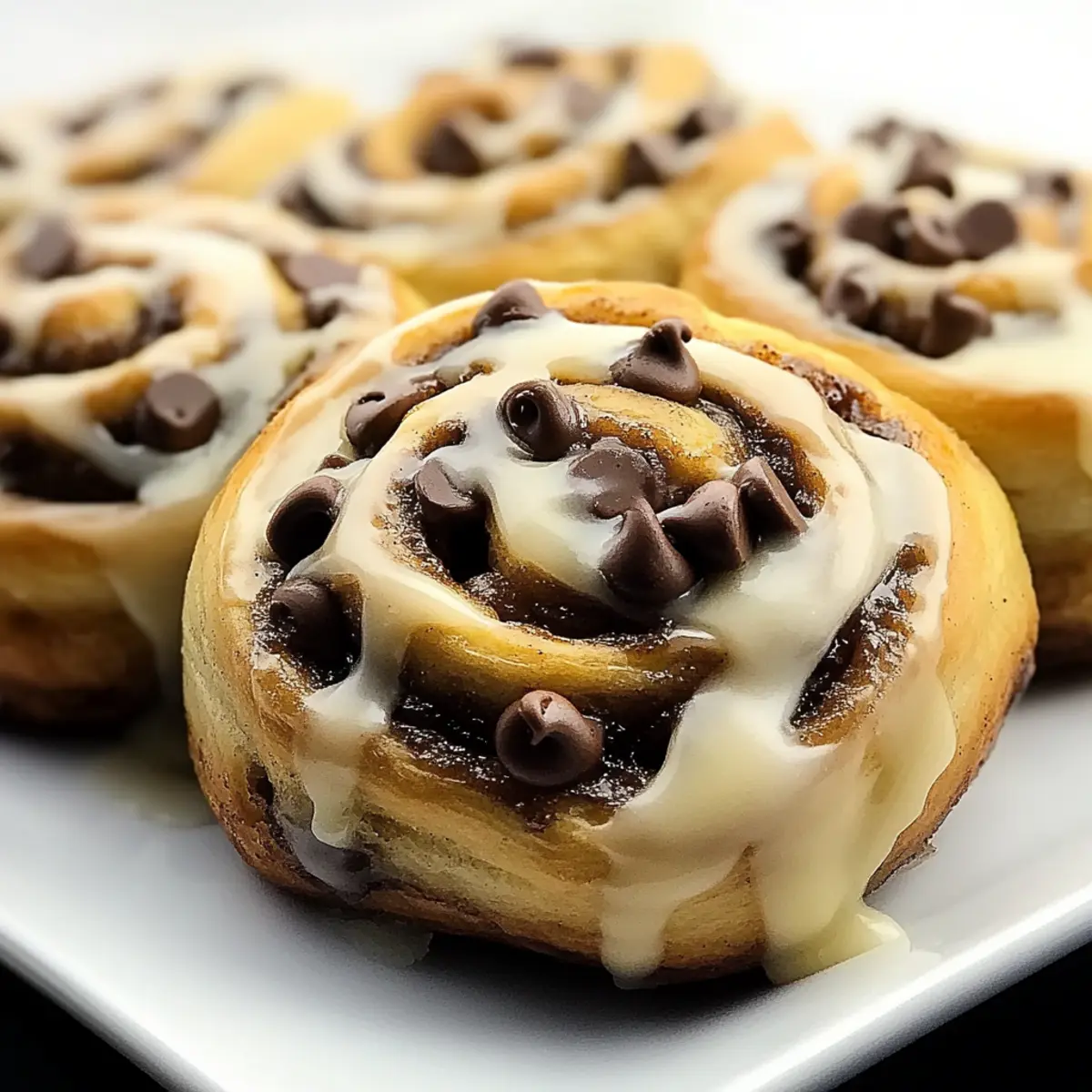 Chocolate Chip Cookie Stuffed Cinnamon Rolls