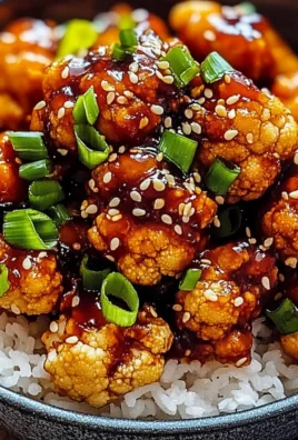Air-Fried Korean Chili Cauliflower (Gochujang)