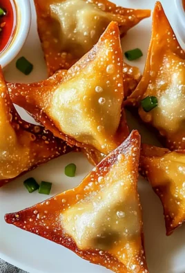 Air Fryer Cream Cheese Wontons