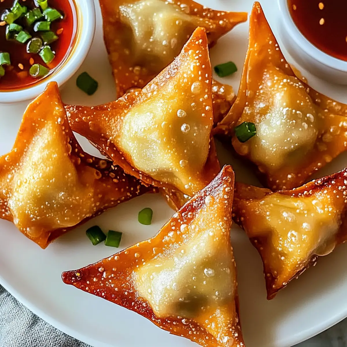 Air Fryer Cream Cheese Wontons