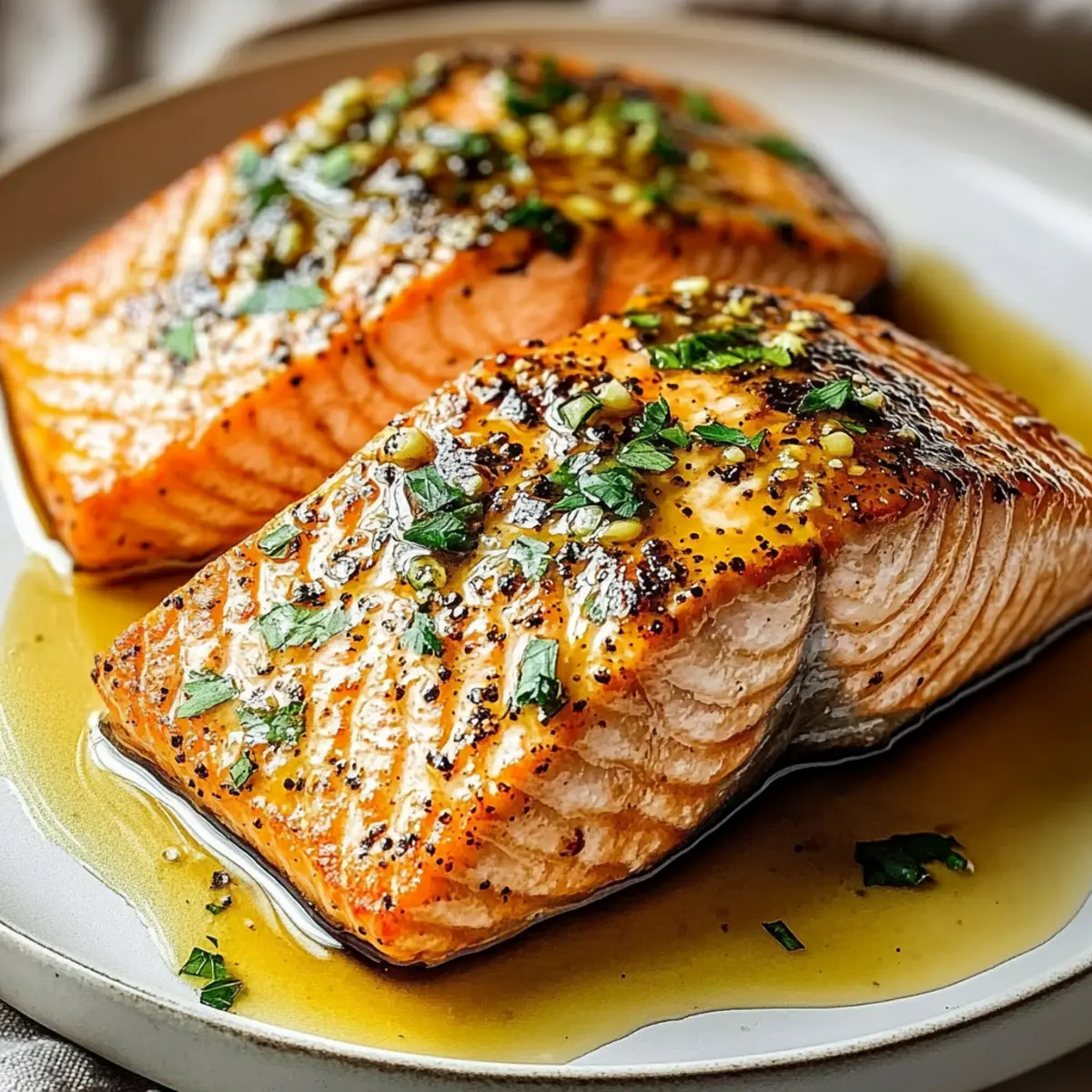 Air Fryer Honey Mustard Salmon