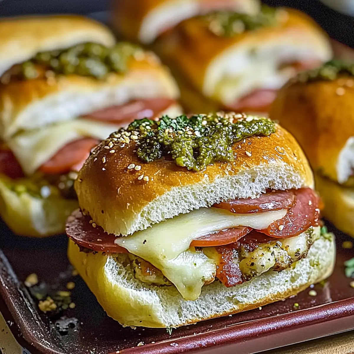 Hot Italian Sub Sliders