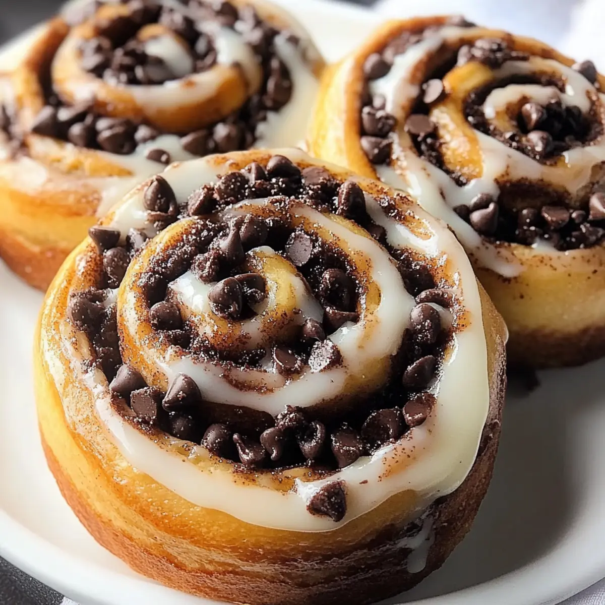 Chocolate Chip Cinnamon Rolls