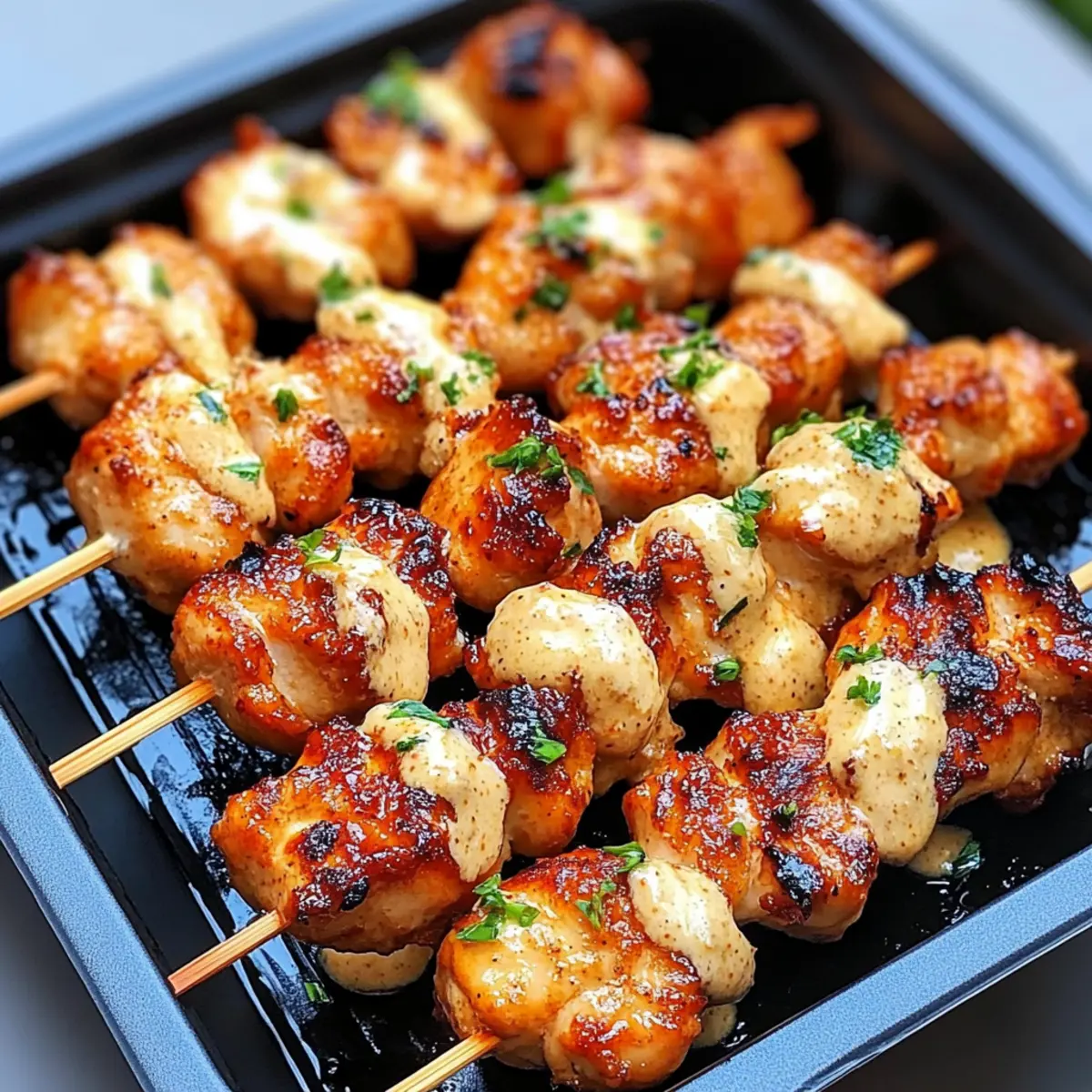 Bang Bang Chicken Skewers
