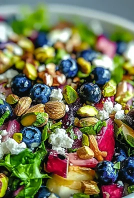 Blueberry Pistachio Spring Salad