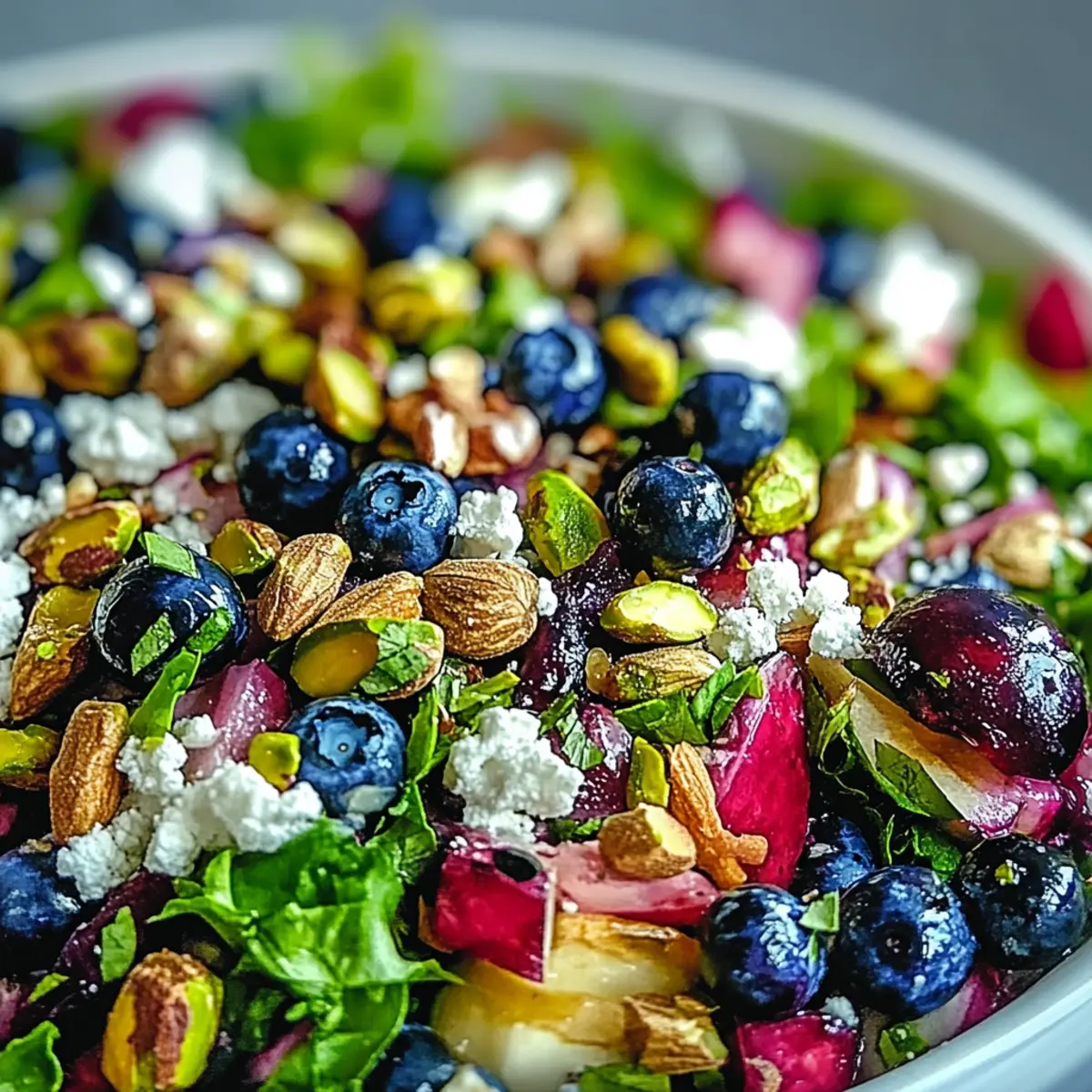 Blueberry Pistachio Spring Salad