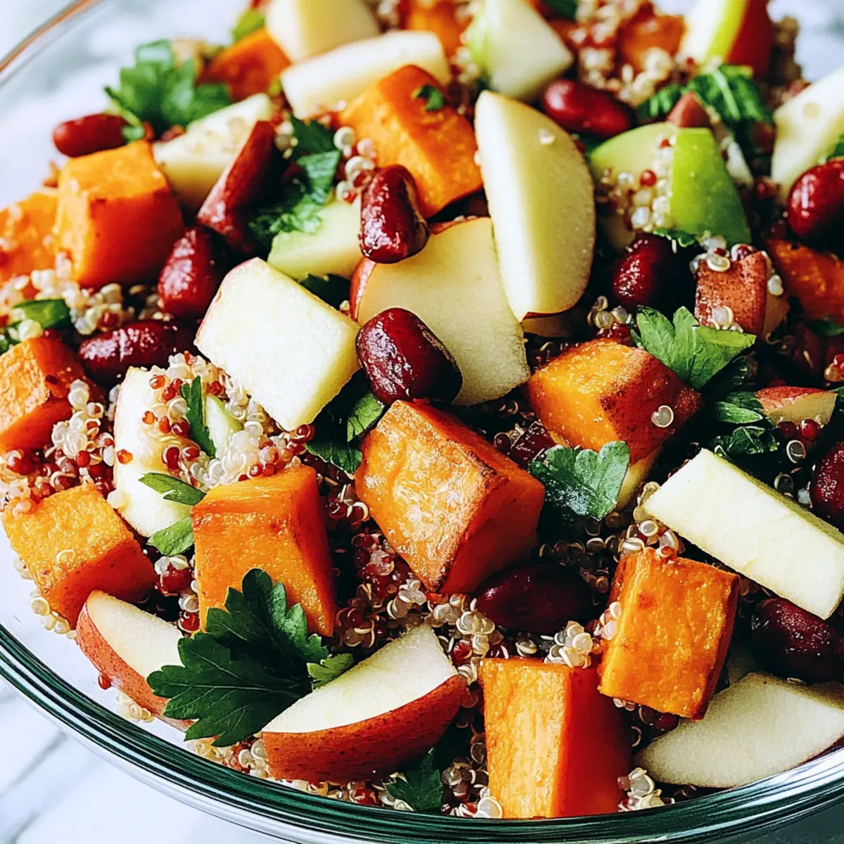 Apple Sweet Potato Quinoa Salad
