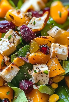 Fall Salad with Maple-Lime Dressing