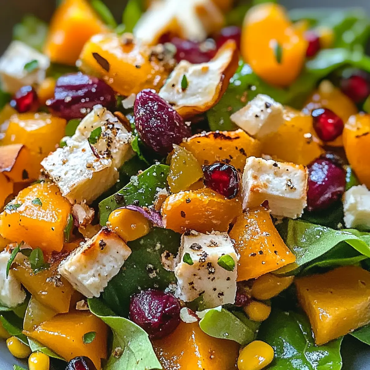 Fall Salad with Maple-Lime Dressing