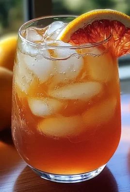 Grapefruit Honey Iced Tea