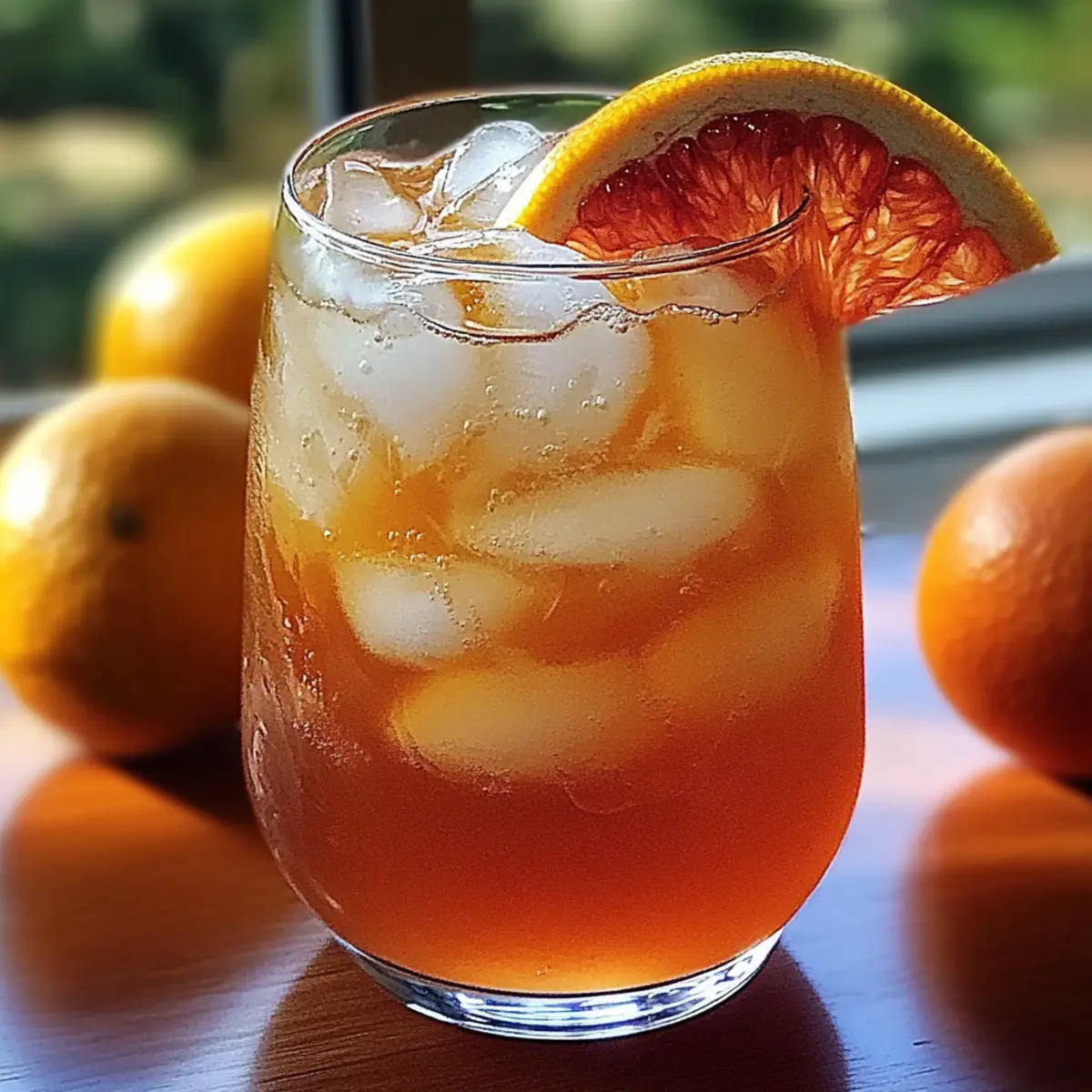 Grapefruit Honey Iced Tea